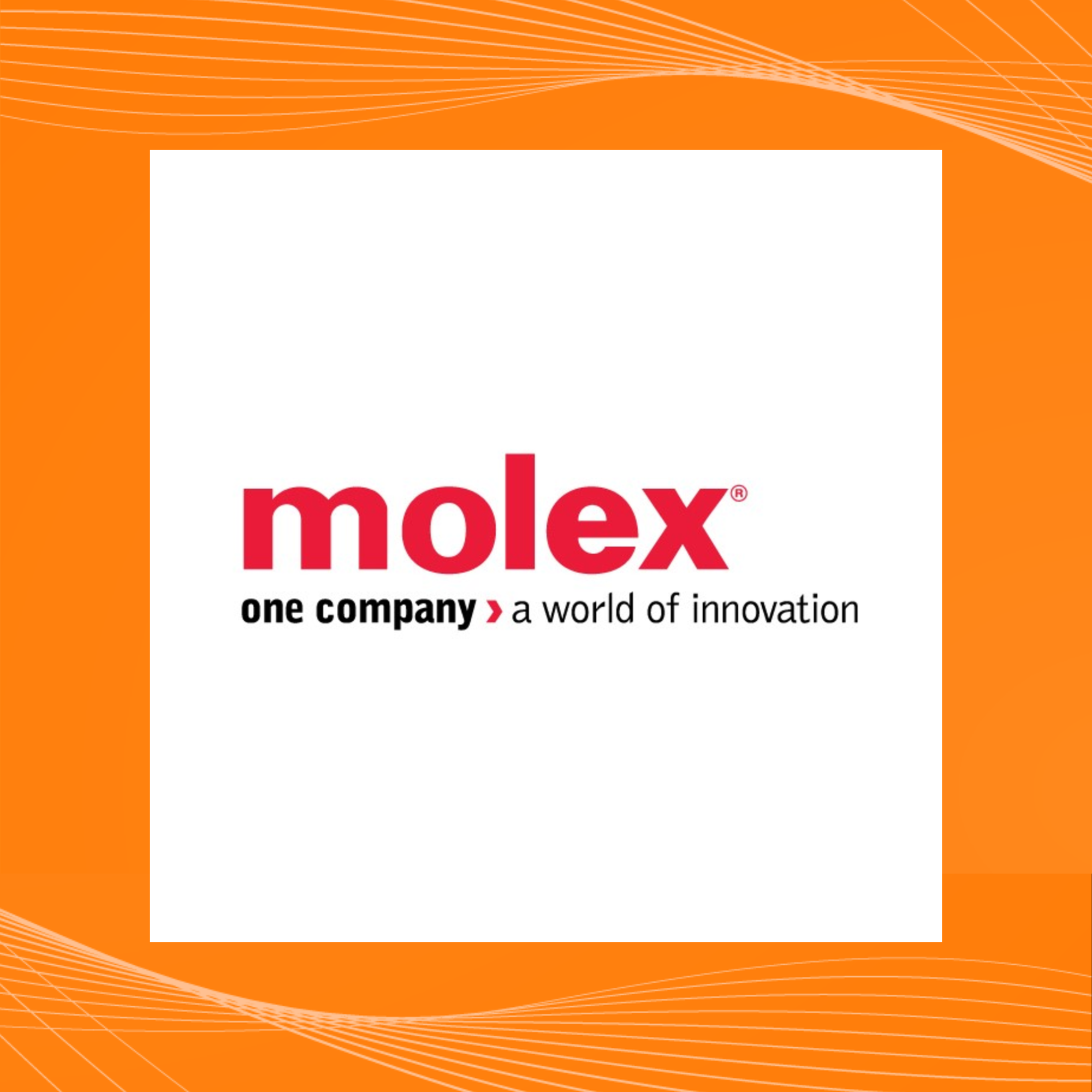 Molex logo quote orange